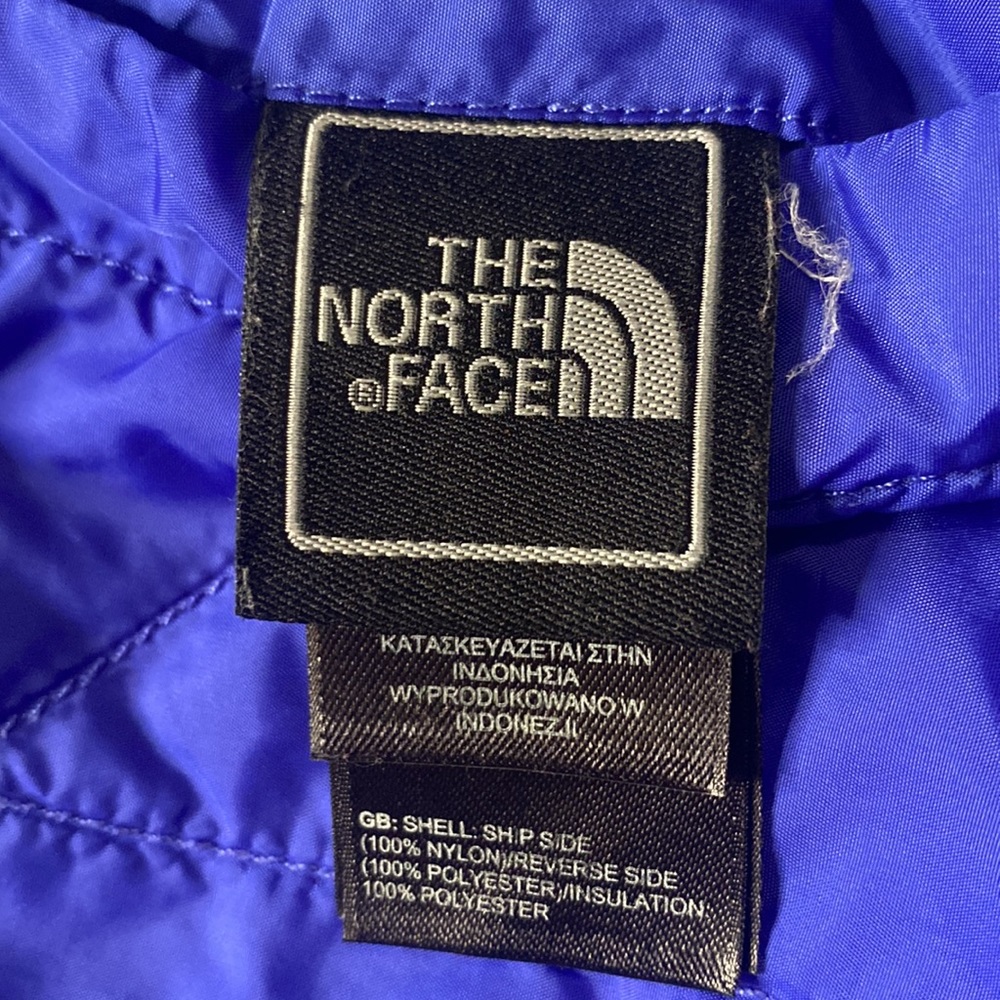 The North Face sz. 14/16 reversible fleece hooded jacket.l - Picture 8 of 12